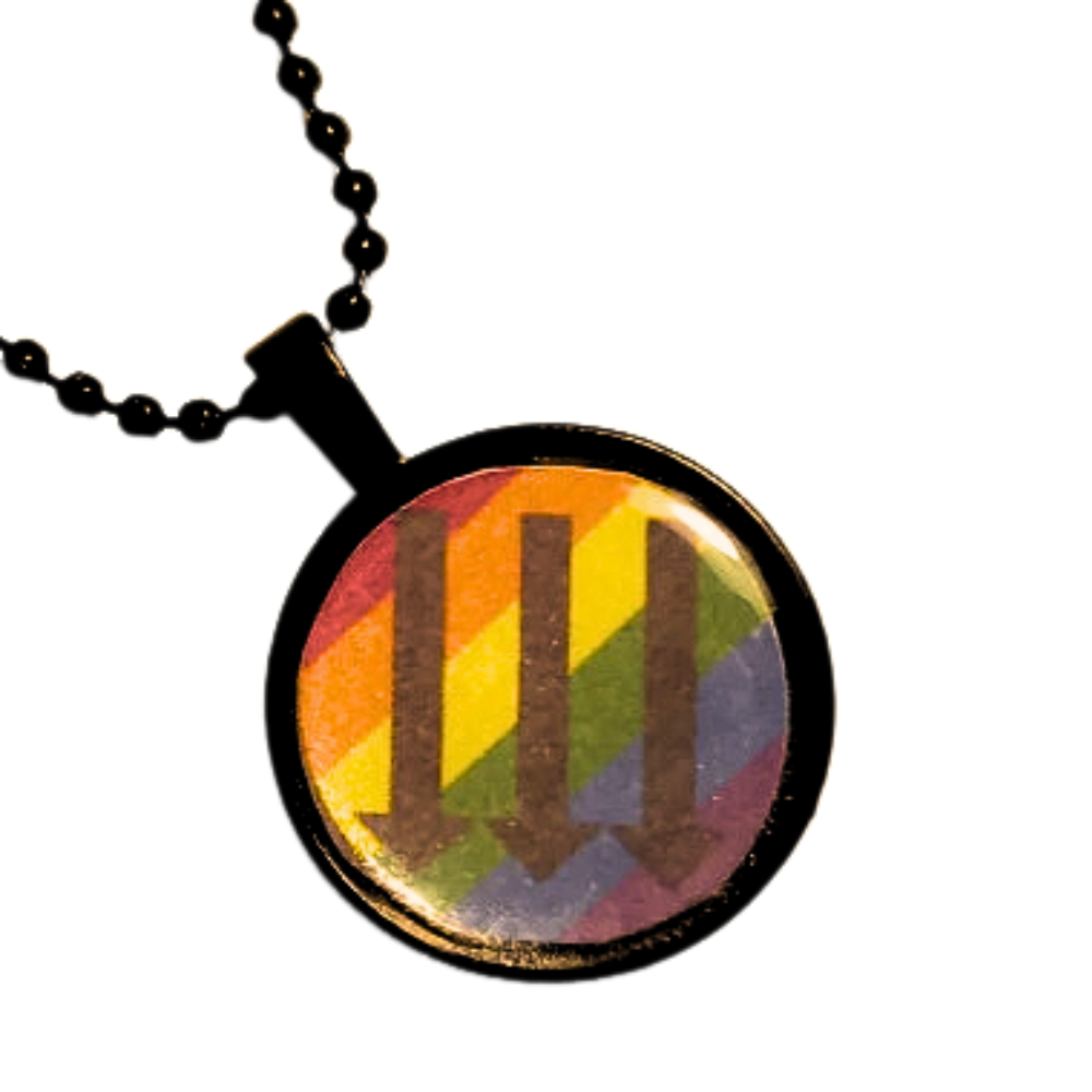 Three Arrows LBGTQ Peaceful Protest Necklace