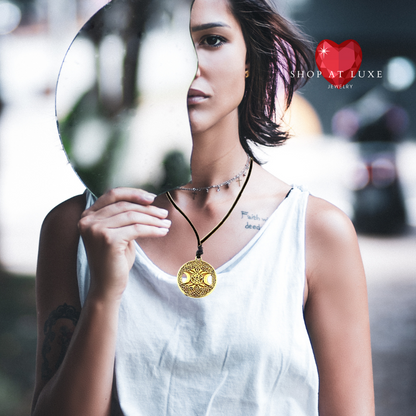 Triple Goddess Wiccan Amulet Necklace
