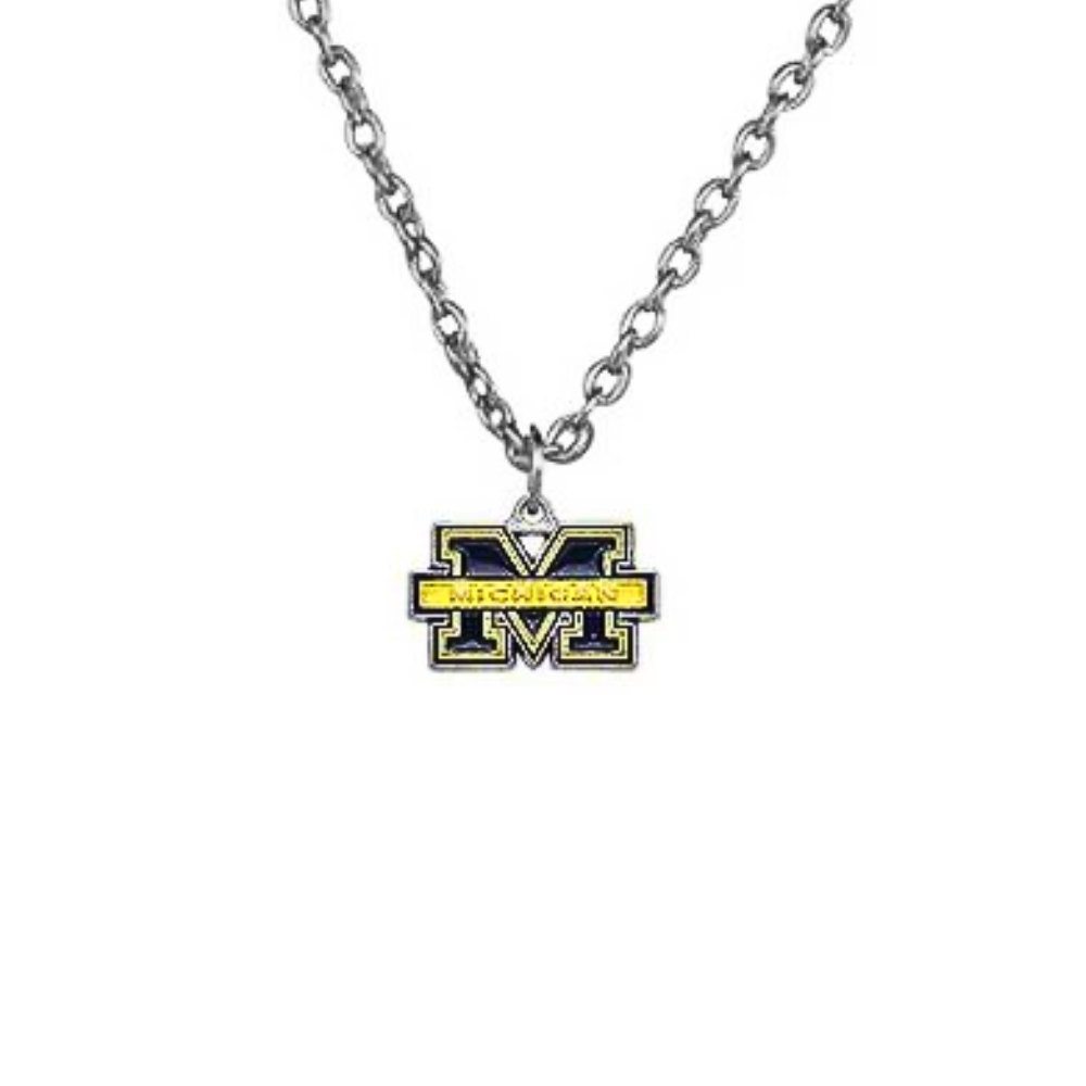University Of Michigan Wolverines Logo Necklace