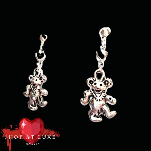 Grateful Dead Logo Charm Earrings