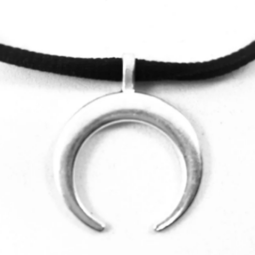 Viking Odin Horn Moon Soft Textile Bracelet