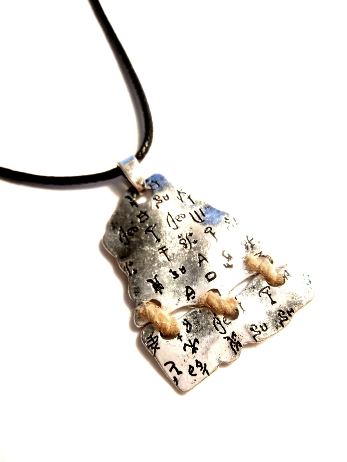 Viking Runes Amulet Norse Necklace