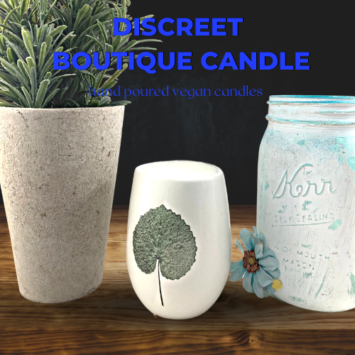 Discreet Candle In Stoneware