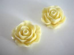 Razzle Dazzle 3D Rose Post Earrings