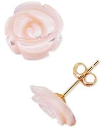 Razzle Dazzle 3D Rose Post Earrings