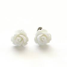 Razzle Dazzle 3D Rose Post Earrings