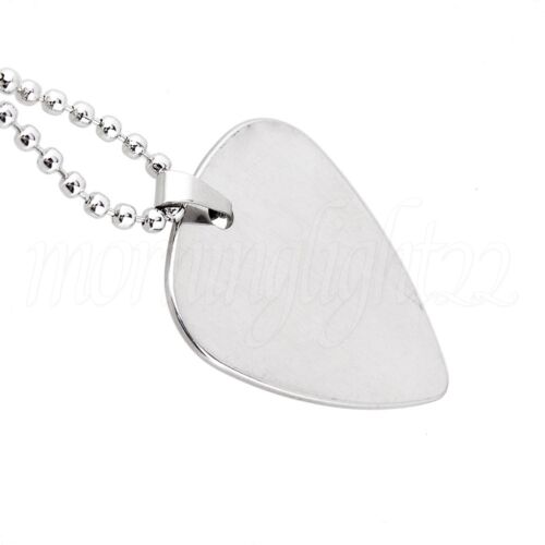 Steel Guitar Pick Necklace