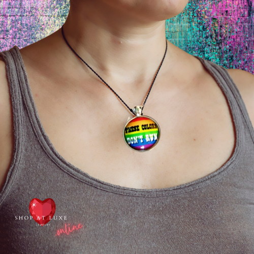 These Colors Don't Run Necklace