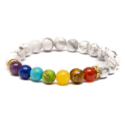 Gay Pride Rainbow Beaded Bracelet