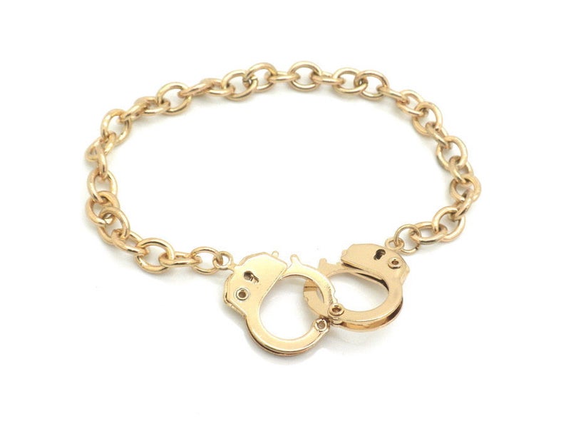 Steamy Nights Steel Handcuff Bondage Bracelet